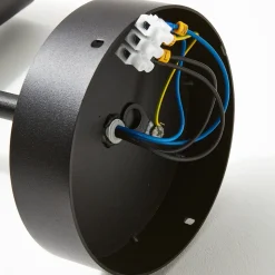 Plafondspot Leda 2, 2-lamps, zwart