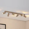 Plafondspot Link, beige, lengte 90 cm, 6-lamps.