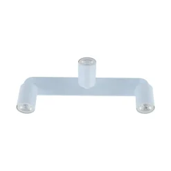 Plafondspot Livia, lichtblauw, 52 cm, 3-lamps, metaal, GU10