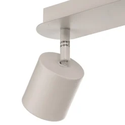 Plafondspot Modo van roestvrij staal, wit, 4-lamps