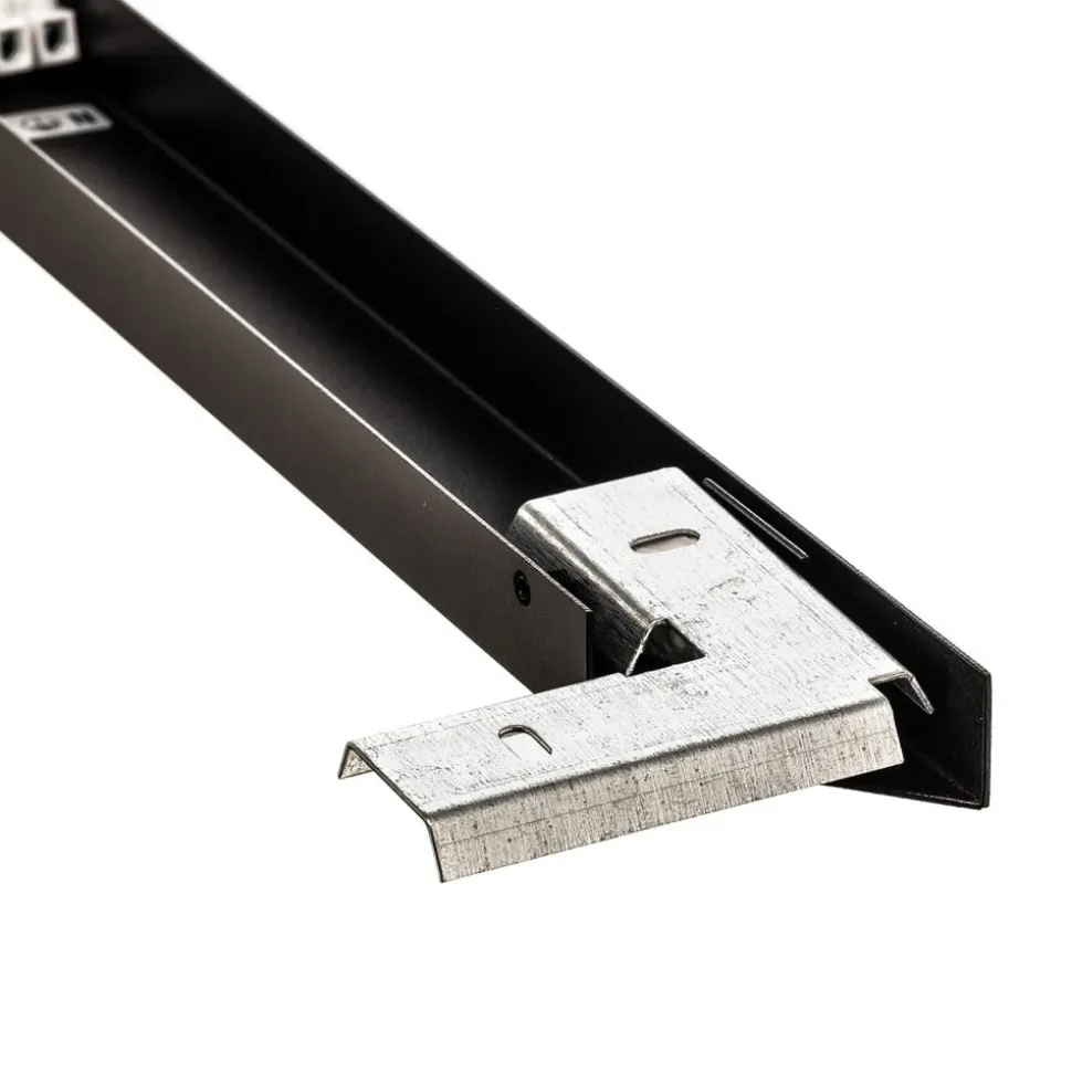 Plafondspot Mono Corner VIII zwart 2x200cm