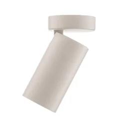 Plafondspot Mono I wit, binnenkant goud, 1-lamp