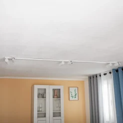 Plafondspot Mono VI in wit, 6-lamps