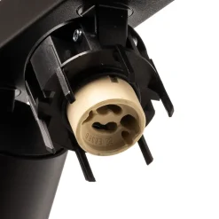 Plafondspot Mono VI in zwart, 6-lamps