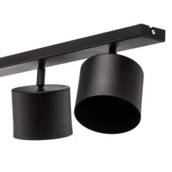 Plafondspot 1047PL_K, 6-lamps, zwart