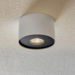 Plafondspot Point Sin cilindrische vorm, wit