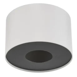 Plafondspot Point Sin cilindrische vorm, wit