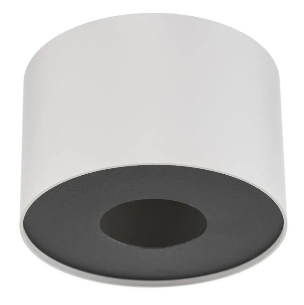 Plafondspot Point Sin cilindrische vorm, wit