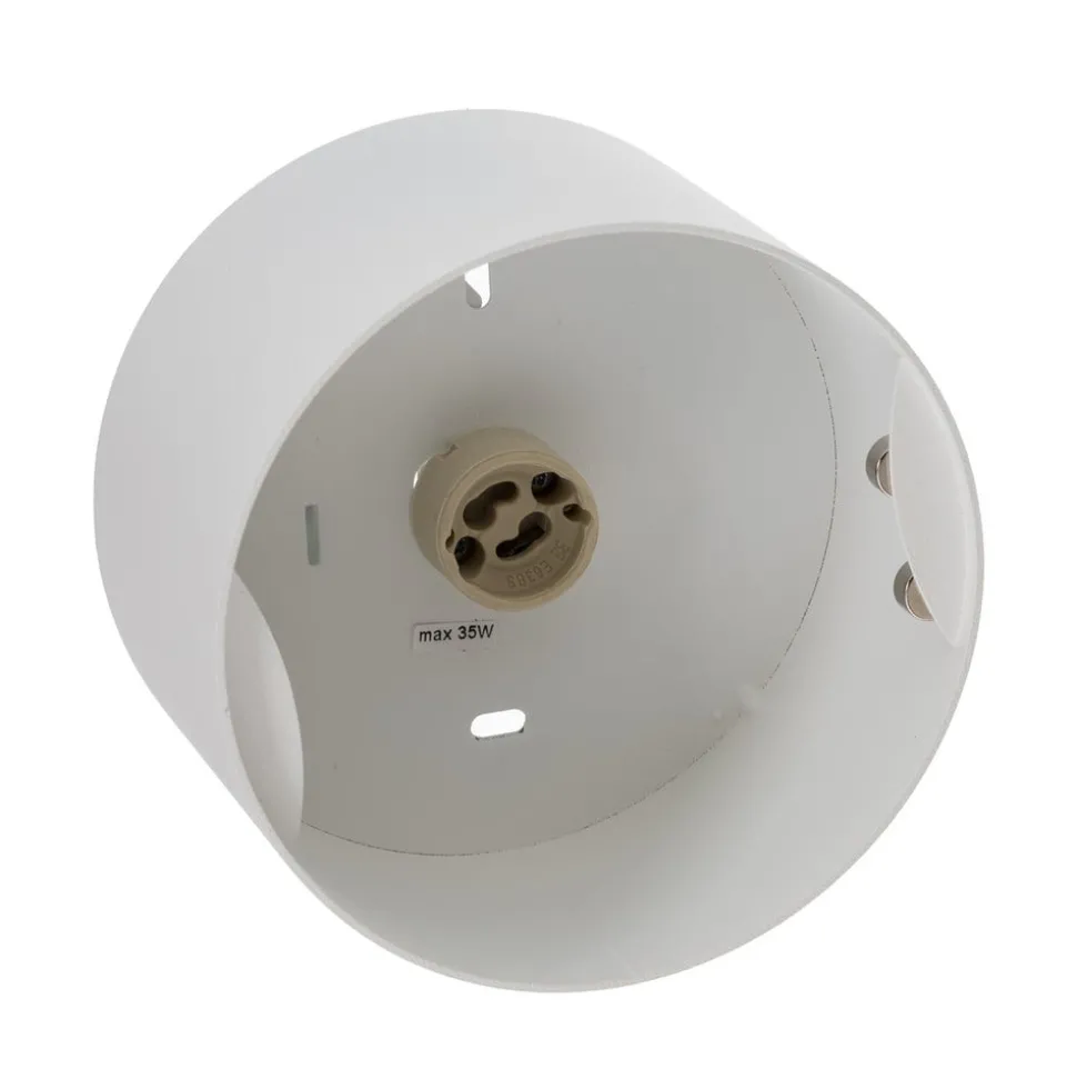 Plafondspot Point Sin cilindrische vorm, wit