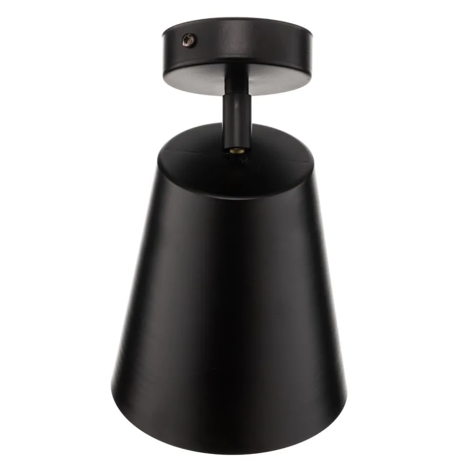Plafondspot Prism, 1-lamp, zwart/goud