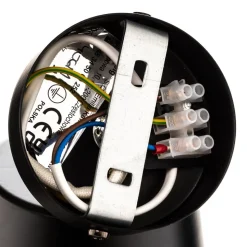 Plafondspot Prism, 1-lamp, zwart/goud