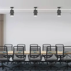 Plafondspot Reflector, zwart, 1-lamp