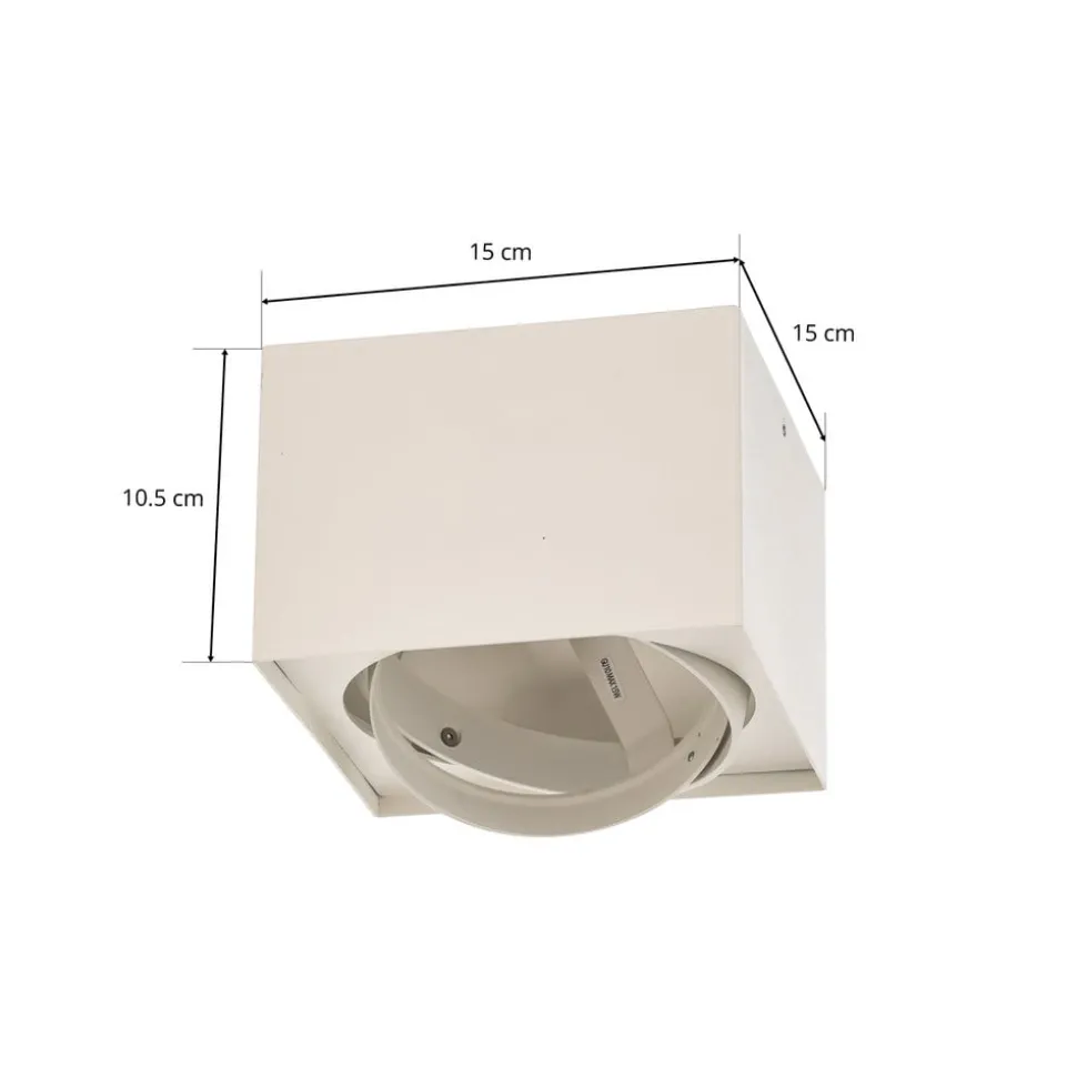 Plafondspot Ronda, 1-lamp, wit