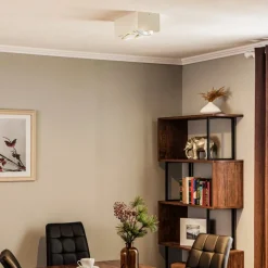 Plafondspot Ronda, 2-lamps, wit