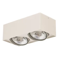 Plafondspot Ronda, 2-lamps, wit