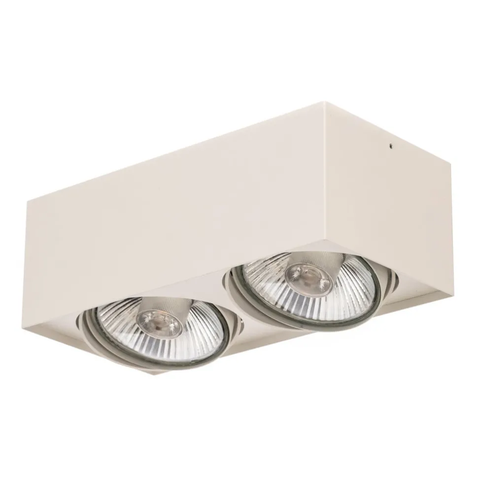 Plafondspot Ronda, 2-lamps, wit