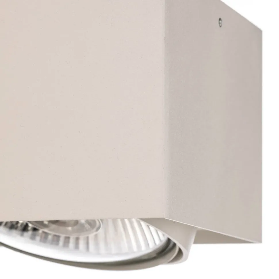 Plafondspot Ronda, 2-lamps, wit