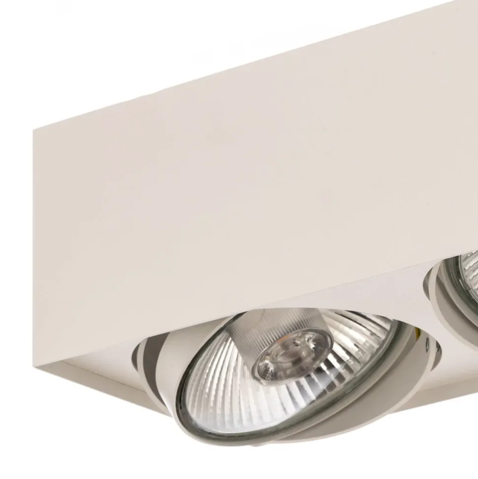 Plafondspot Ronda, 2-lamps, wit