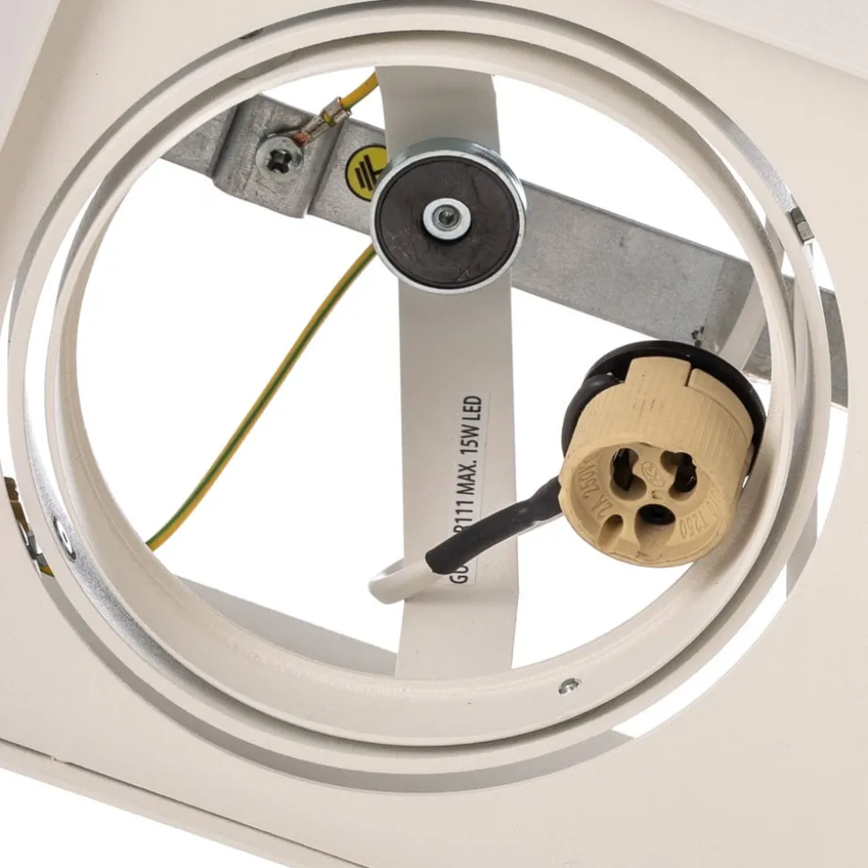 Plafondspot Ronda, 2-lamps, wit