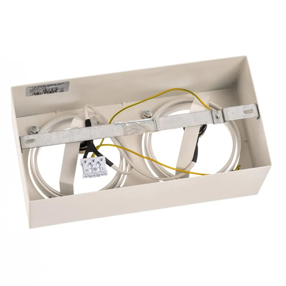 Plafondspot Ronda, 2-lamps, wit