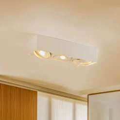 Plafondspot Ronda, 3-lamps, wit