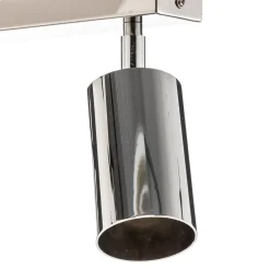 Plafondspot Round, chroom, 2-lamps