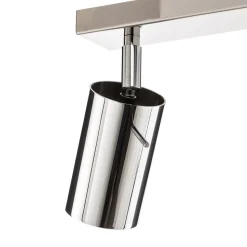 Plafondspot Round, chroom, 2-lamps