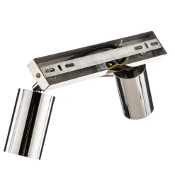 Plafondspot Round, chroom, 2-lamps