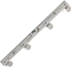 Plafondspot Round, wit, 4-lamps lineair