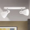 Plafondspot School, 2-lamps, wit