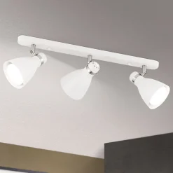 Plafondspot School, 3-lamps, wit