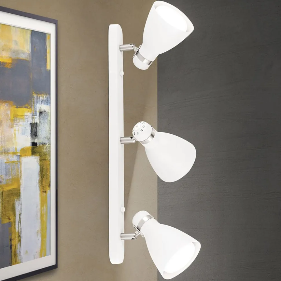 Plafondspot School, 3-lamps, wit