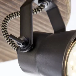 Plafondspot Seed, 3-lamps, zwart