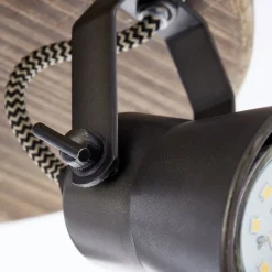 Plafondspot Seed, 3-lamps, zwart