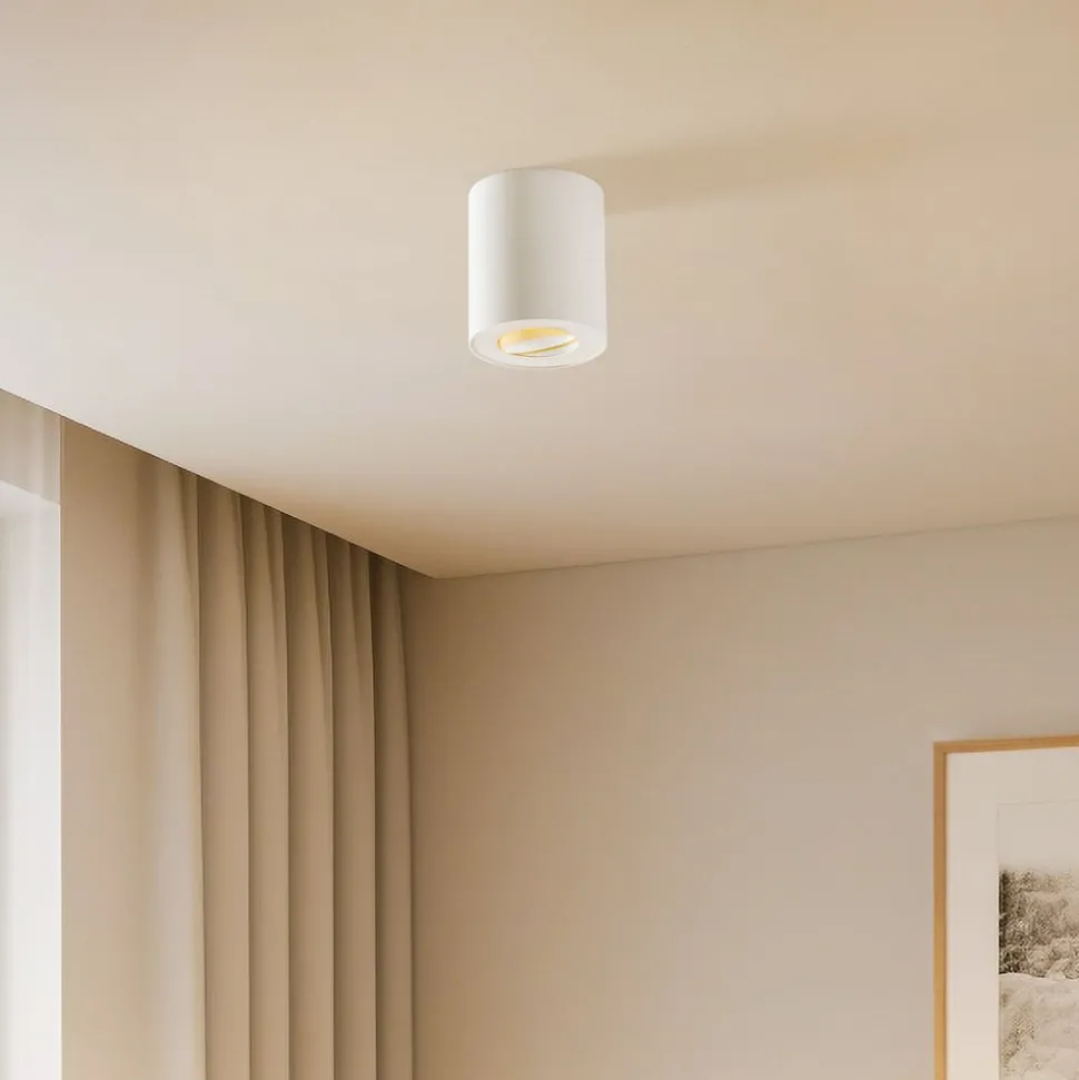 Plafondspot set, verstelbaar, wit