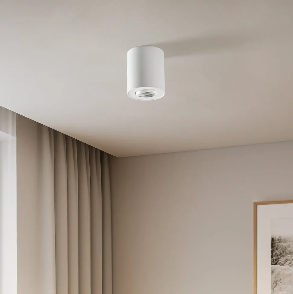 Plafondspot set, verstelbaar, wit