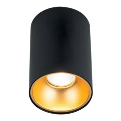 Plafondspot Starlight, rond, zwart