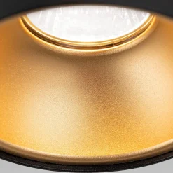 Plafondspot Starlight, rond, zwart