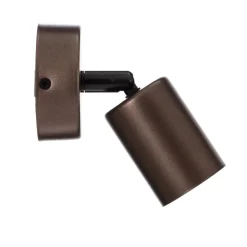 Plafondspot Top, verstelbaar, bruin, 1-lamp