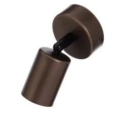 Plafondspot Top, verstelbaar, bruin, 1-lamp