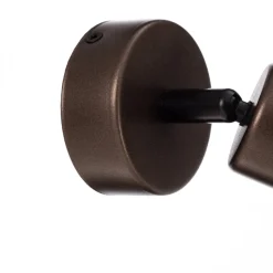 Plafondspot Top, verstelbaar, bruin, 1-lamp