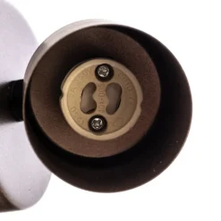 Plafondspot Top, verstelbaar, bruin, 1-lamp