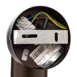 Plafondspot Top, verstelbaar, bruin, 1-lamp