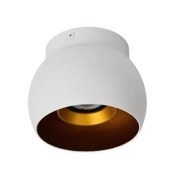 Plafondspot Torben van aluminium, wit