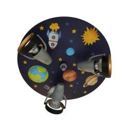 Plafondspot Weltall, 3-lamps