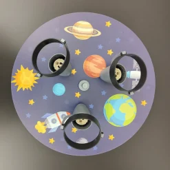 Plafondspot Weltall, 3-lamps