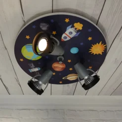 Plafondspot Weltall, 3-lamps