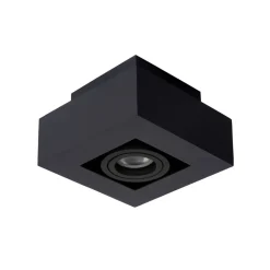 Plafondspot Xirax, 1-lamp, zwart