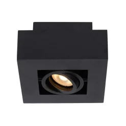 Plafondspot Xirax, 1-lamp, zwart