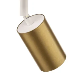 Plafondspot Zen 1-lamp in wit/goud
